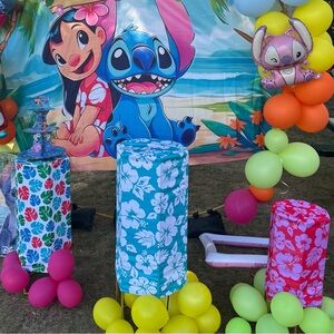 Tropical Floral Party Covers